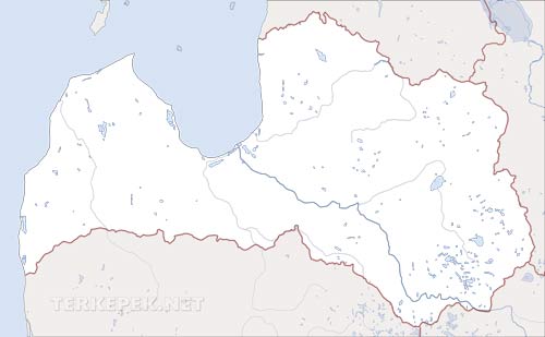 Lettország vaktérkép